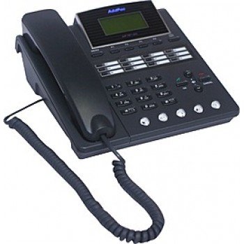 Фотография товара 'AddPac Phone (2x10/100 Fast Ethernet, LCD), черный, IP-телефон, POEADD-AP-IP120P'